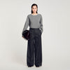 Checked Suit Trousers Dark Grey