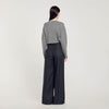 Checked Suit Trousers Dark Grey
