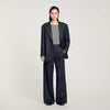 Checked Suit Trousers Dark Grey