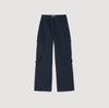Haytham Cargo Trousers Navy Blue