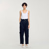 Basti Cargo Trousers Navyblue Navyblue