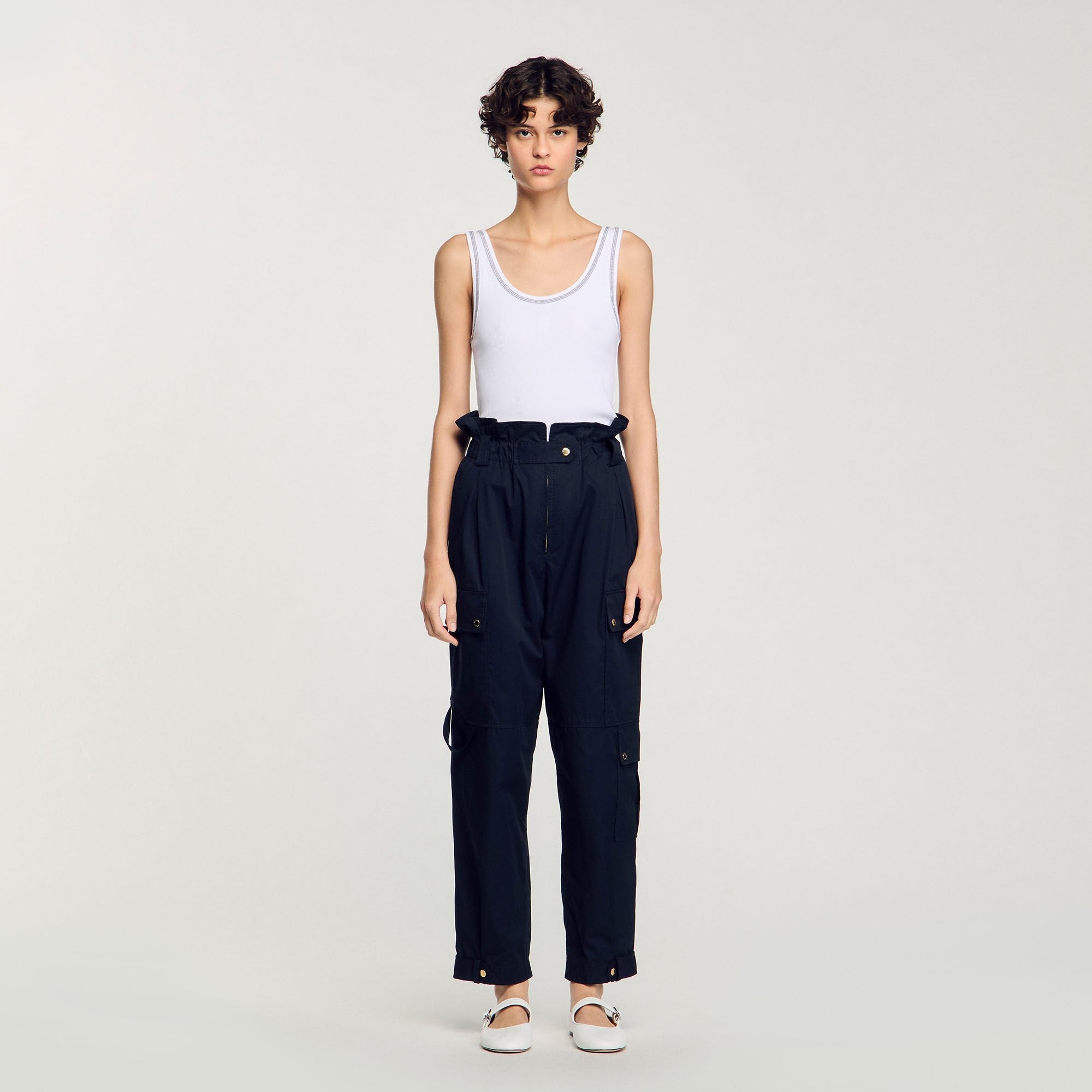 Basti Cargo Trousers Navyblue Navyblue
