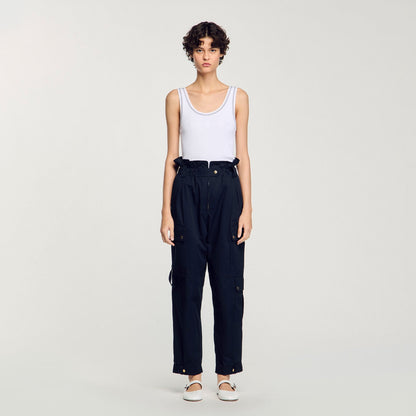 Basti Cargo Trousers Navyblue Navyblue