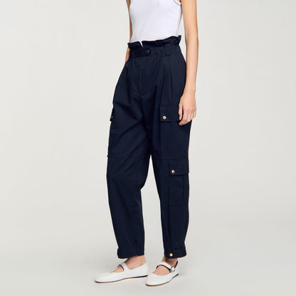 Basti Cargo Trousers Navyblue Navyblue