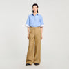 Berny Cotton Suit Trousers Beige