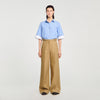 Berny Cotton Suit Trousers Beige