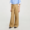Berny Cotton Suit Trousers Beige