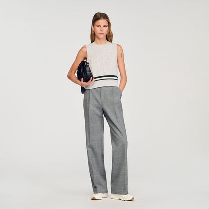 Dylan Straight-Leg Trousers Grey
