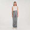 Dylan Straight-Leg Trousers Grey