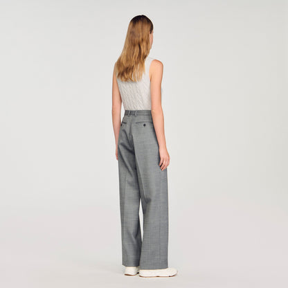 Dylan Straight-Leg Trousers Grey
