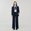 Theaneau Chalk-striped trousers Navy Blue