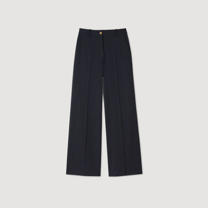 Theaneau Chalk-striped trousers Navy Blue