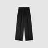 Zephir Satin-Effect Wide-Leg Trousers Black