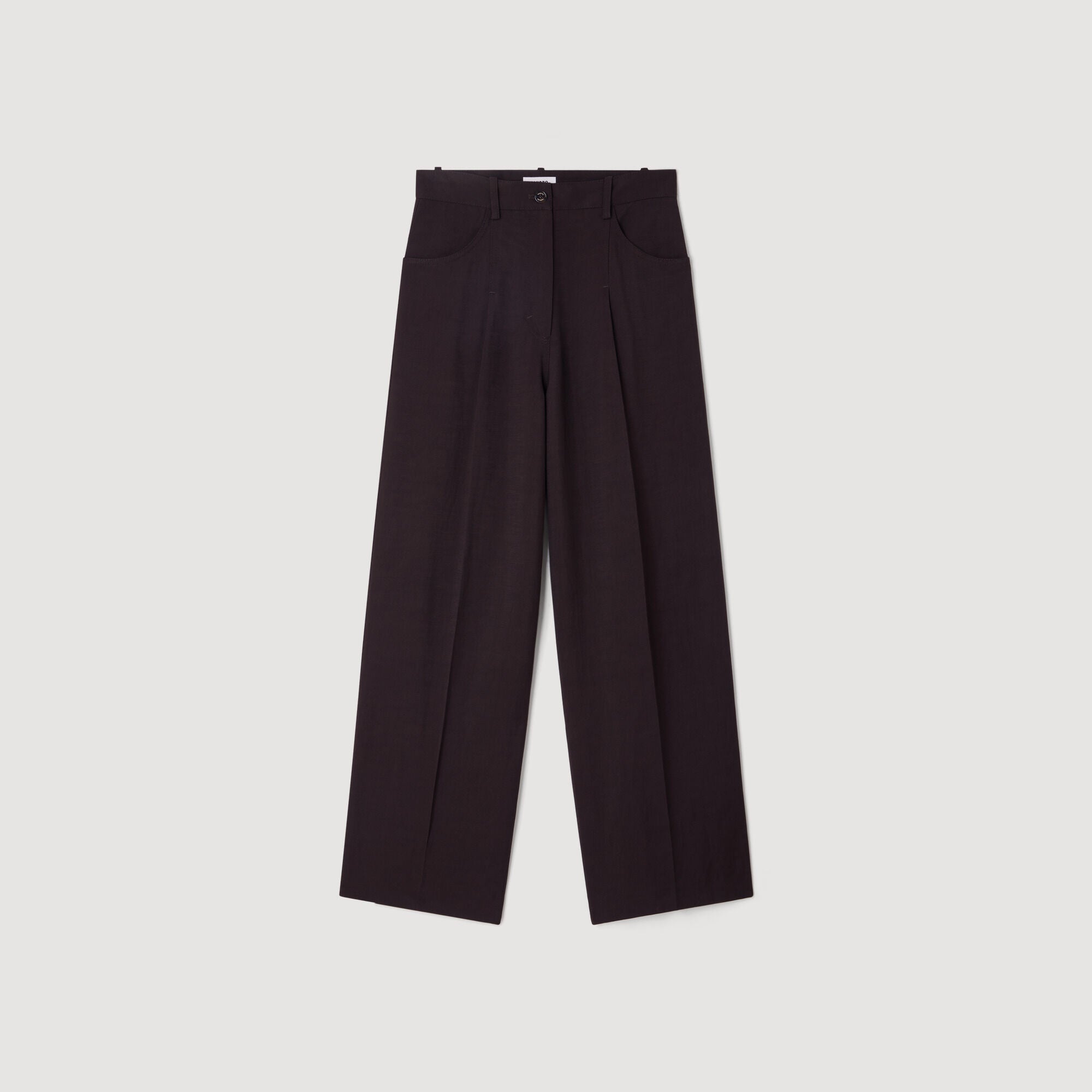 Desire Wide-Leg Trousers Brown