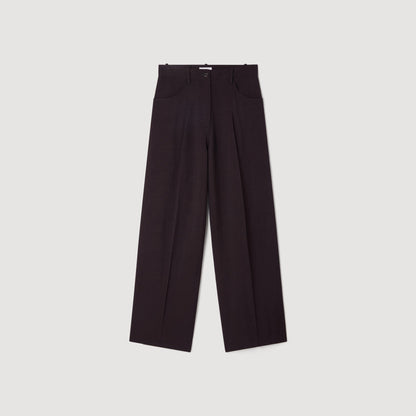 Desire Wide-Leg Trousers Brown