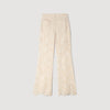 Amani Guipure Lace Trousers Ecru