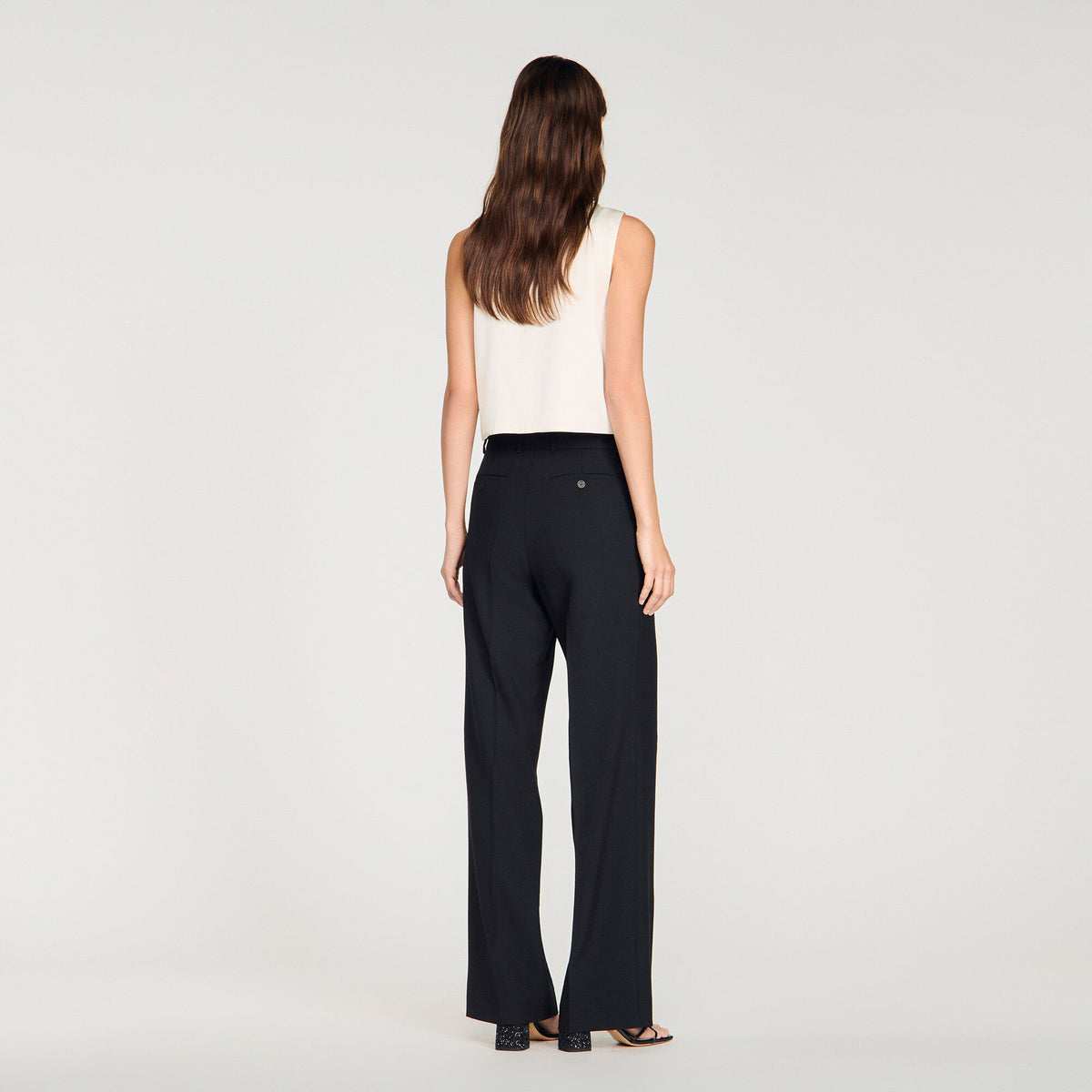 Terence Wool Suit Trousers Black
