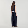 Solmarin Striped wool trousers Navy Blue
