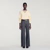 Colton Checked straight-leg trousers Grey