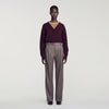 Everett Wool suit trousers Greige