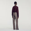 Everett Wool suit trousers Greige