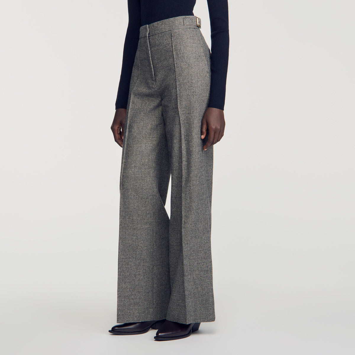Alden Wool Suit Trousers Grey