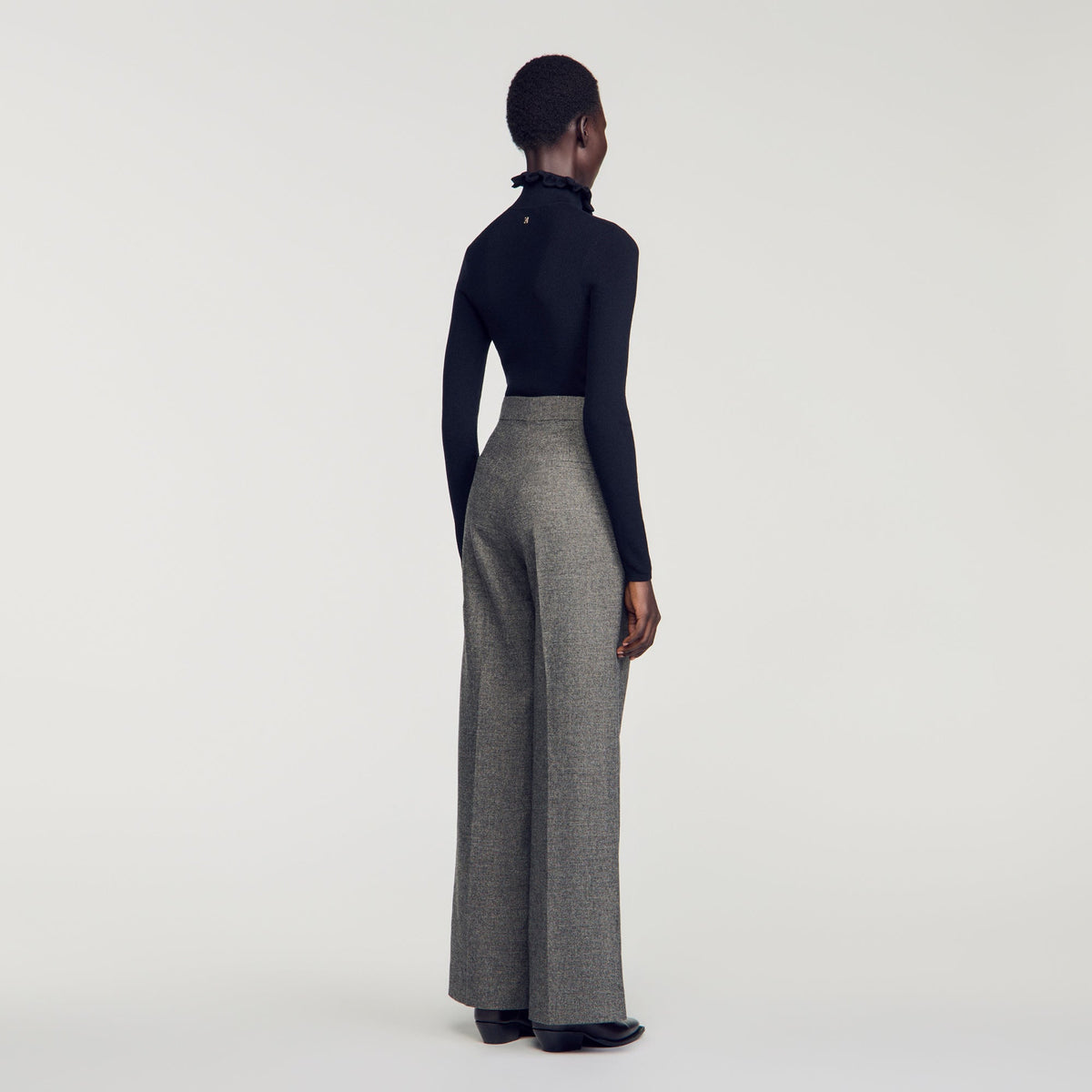 Alden Wool Suit Trousers Grey