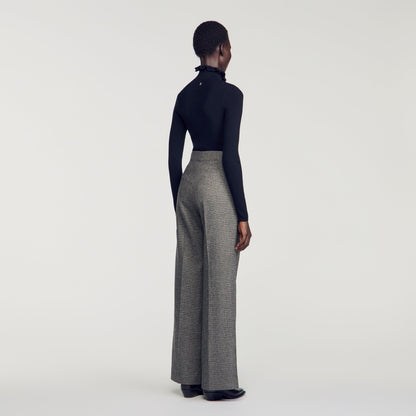 Alden Wool Suit Trousers Grey