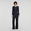 Carlisle Decorative tweed trousers Blue