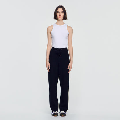 Lucay Rhinestone Jogging Trousers Black
