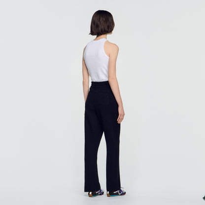 Lucay Rhinestone Jogging Trousers Black