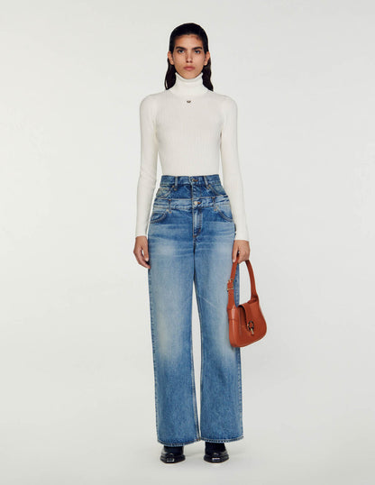 Turtleneck Jumper Ecru