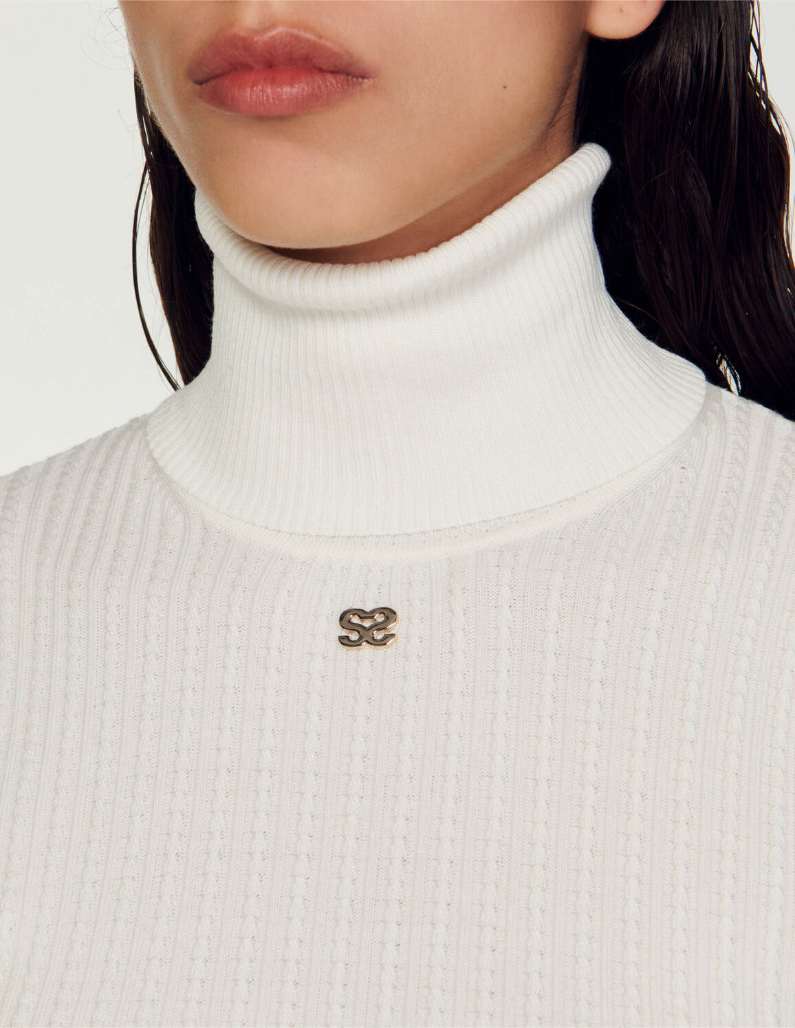 Turtleneck Jumper Ecru
