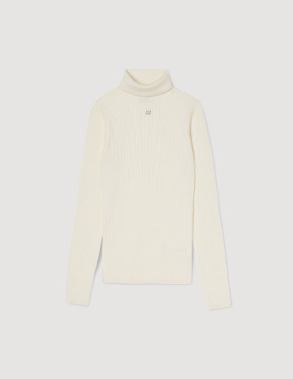 Turtleneck Jumper Ecru