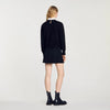 Knitted Jumper With High Neck Black