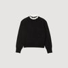 Knitted Jumper With High Neck Black