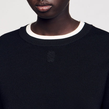 Wool Blend Jumper Black