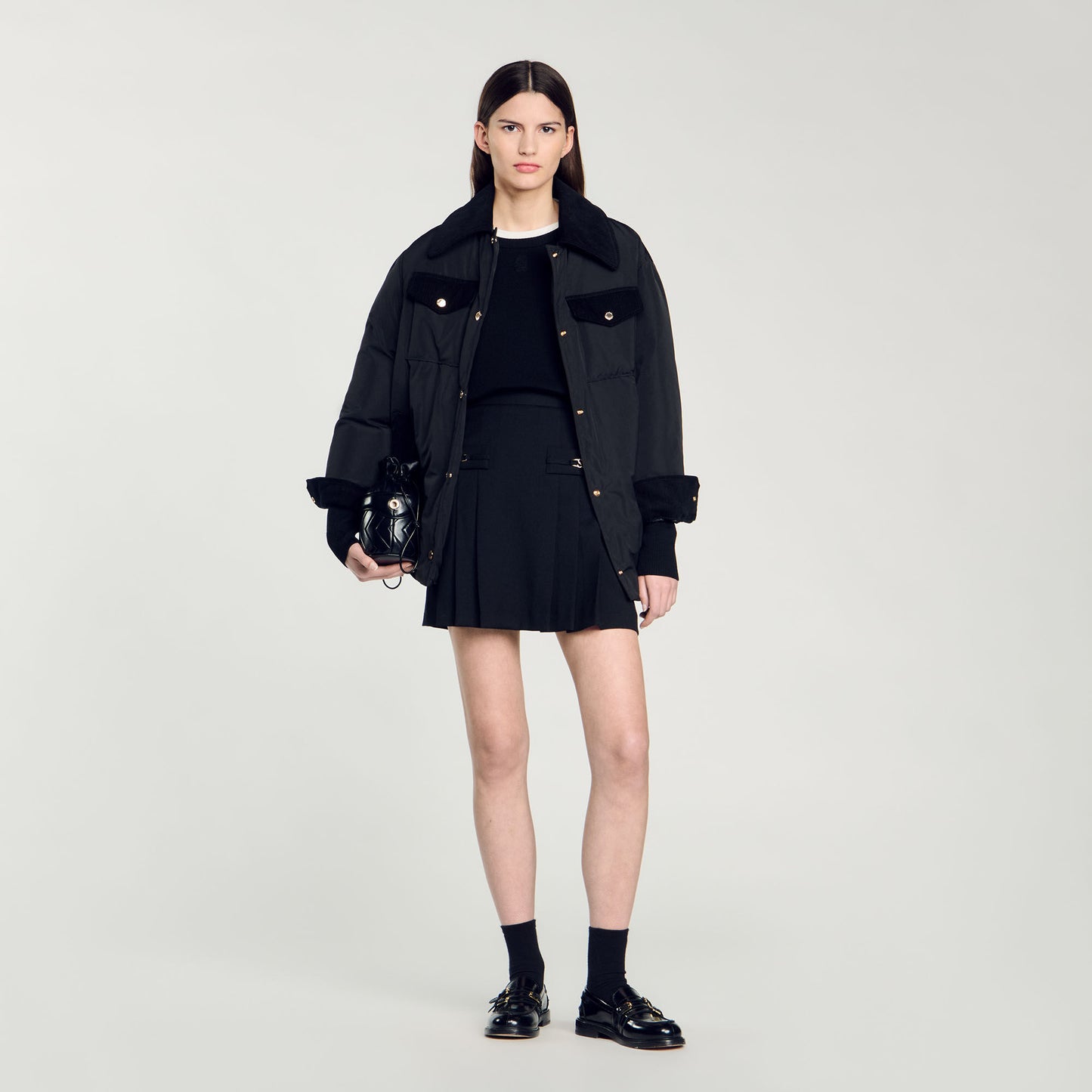 Wool Blend Jumper Black