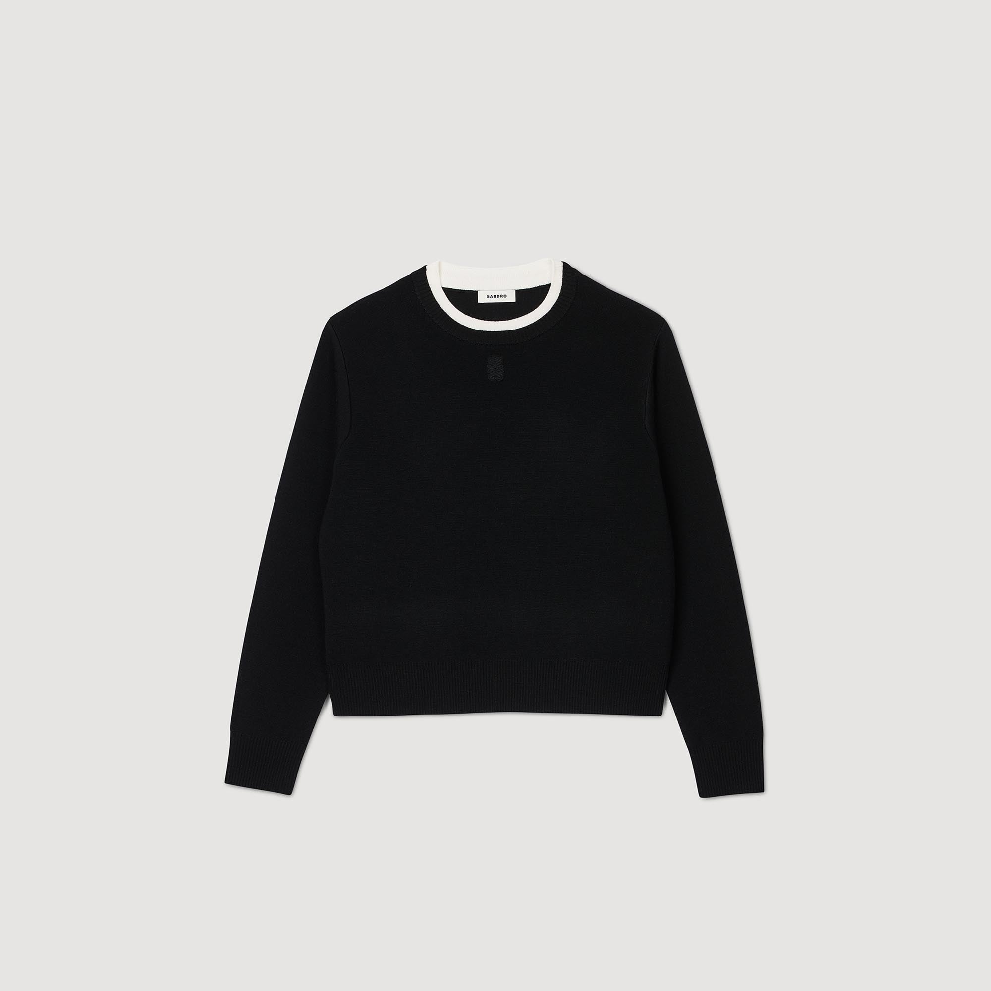 Wool Blend Jumper Black