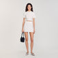Roxelane Pearl Beaded Knit Jumper White
