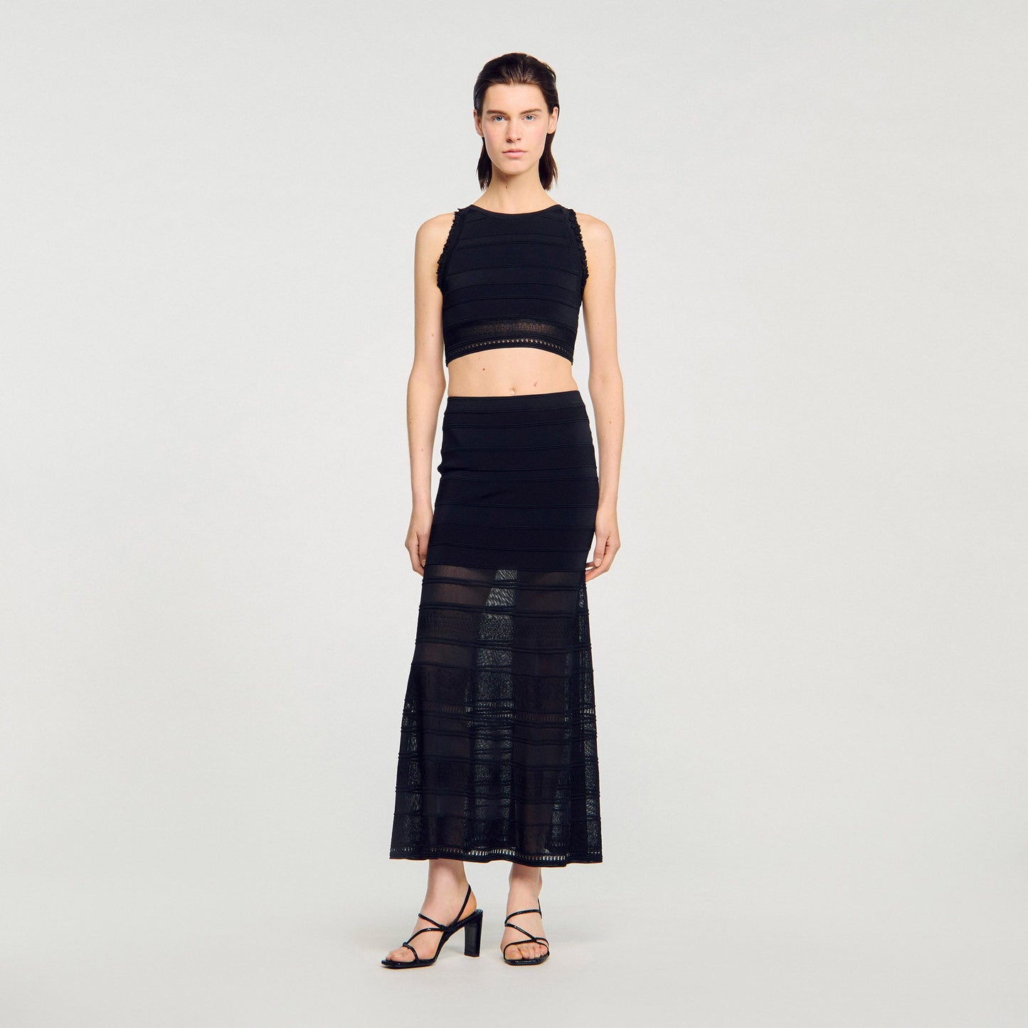 Madrid Sleeveless Jumper Black