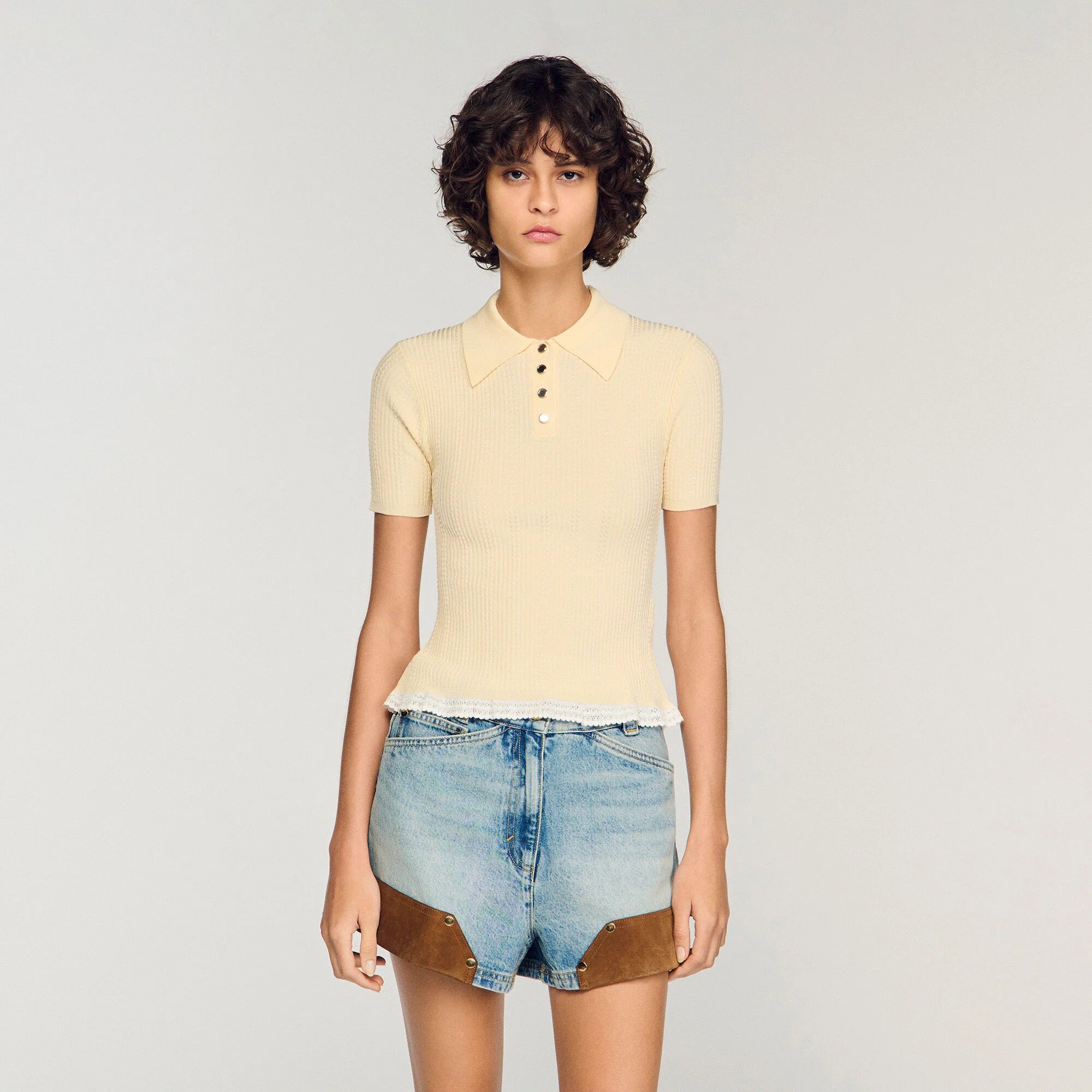 Filipe Knit Polo Shirt Vanilla