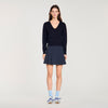 Malroy V-Neck Wool Jumper Navy Blue