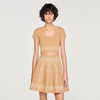 Siena Jumper With Contrast Embroidery Beige