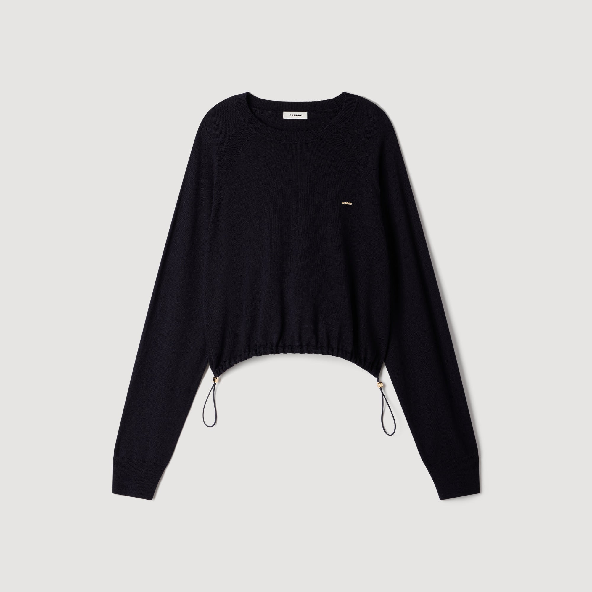 Mika Wool Polo Shirt With Logo Navy Blue
