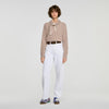 Amara 2-in-1 wool and cashmere jumper Taupe
