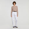 Amara 2-in-1 wool and cashmere jumper Taupe