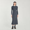 Knit Maxi Dress Dark Grey