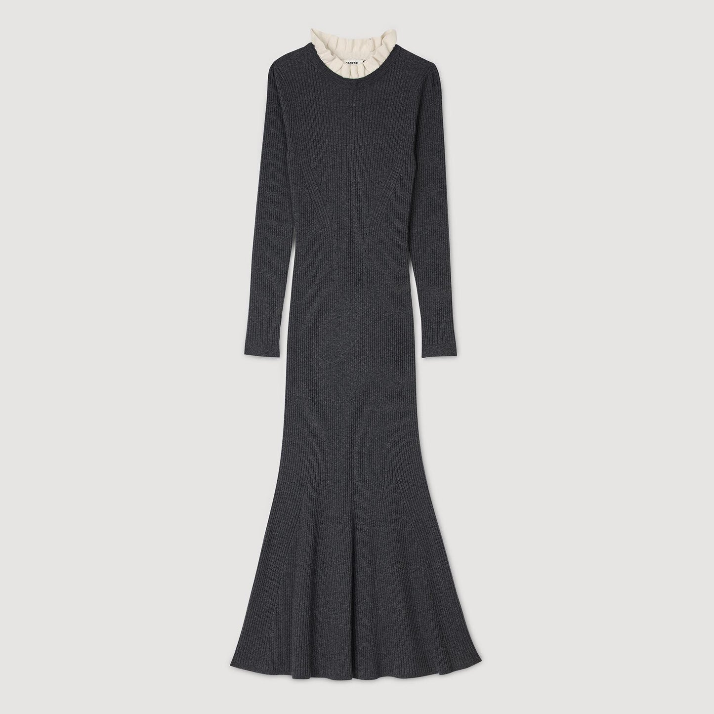 Knit Maxi Dress Dark Grey