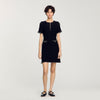 Short Knit Dress Black